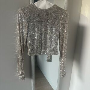4S 3NNA Sequin Long Sleeve